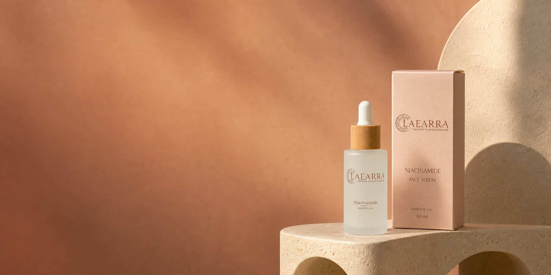 Laearra Niacinamide Face Serum кампания